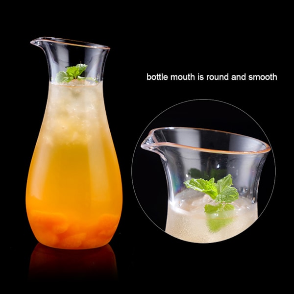 Akryl transparent juiceflaska vatten dryck behållare kittel karaff för bar hem Jug Wine 700cc