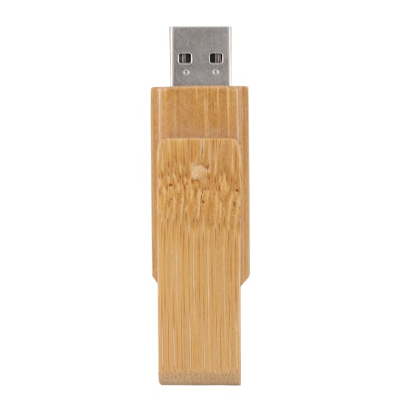 Træ roterende flashdrev opbevaring USB 2.0 U Disk Memory Stick (16G)