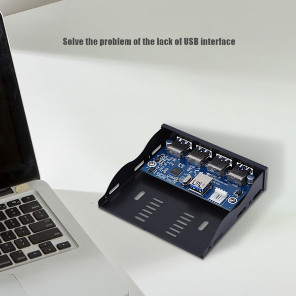 USB3.0 Floppy Front Panel 3.5'' Floppy Bay 19 Pin til 4 Interface USB3.0 HUB