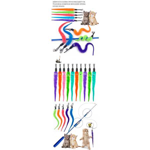 Kattmask Leksak Refill Katt Leksak Spö Ersättning, Katt Mask Refill, Mask Retas Refill för Katt Spö  Slumpmässig Färg