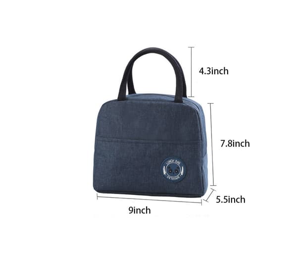Lunsjpose Tote Bag Lunsjpose for Kvinner Lunsjboks Isolerte Lunsjbeholder
