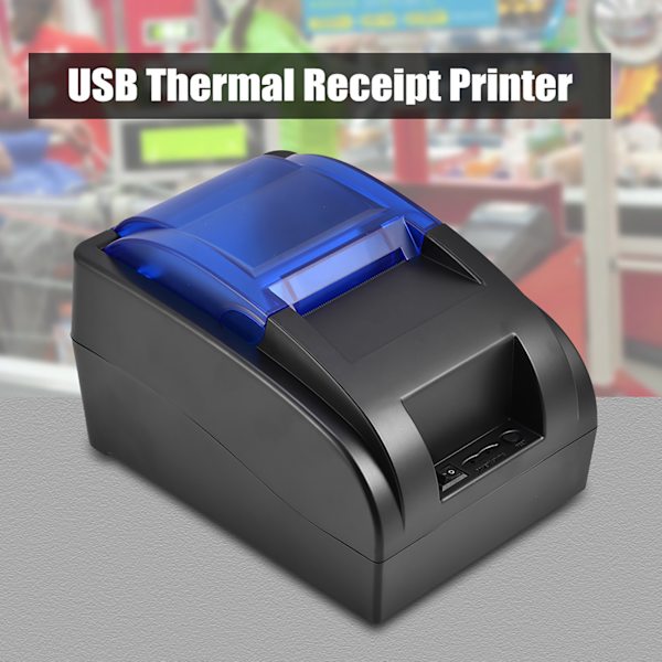 USB-termisk kvittoskrivare POS-utskrift för iOS Android Windows Linux