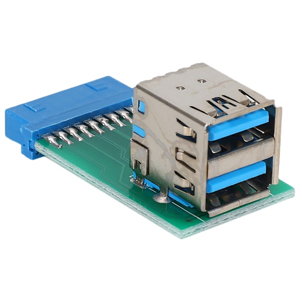 Til ASUS Desktop Motherboard 19pin/20pin til 2 USB3.0 Port Ydre Stik Adapterkort