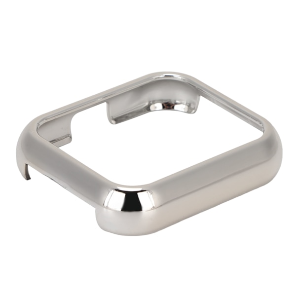 TPU Full Bumper Skärmskydd Vakuum Galvanisering för Realme Watch 2 Pro Klocka Silver