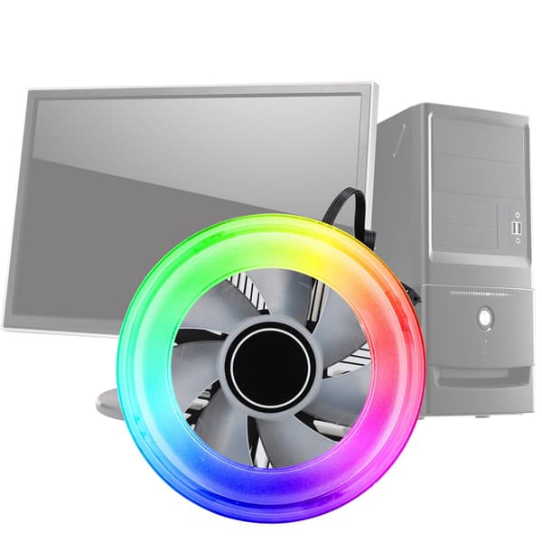 Farverig Streamer Version RGB Push-down CPU Køleplade PWM Temperaturstyring Til JONSBO CR-801