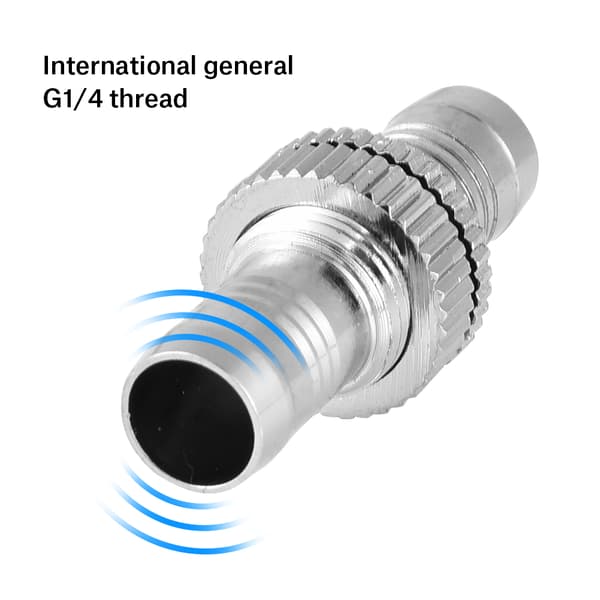 2 stk. G1/4 gevind direkte slangeforbindelseskonnektor til vandkølesystem Ydre diameter 11mm