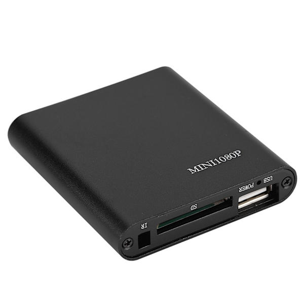 Mini HD Media Player Stereo Sound & 1080P Video HDMI/AV Output Media Player Center -