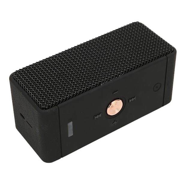 Bluetooth-høyttaler Stereo USB-lading IPX7 Vanntett bærbar trådløs høyttaler for telefon nettbrett bærbar PC svart