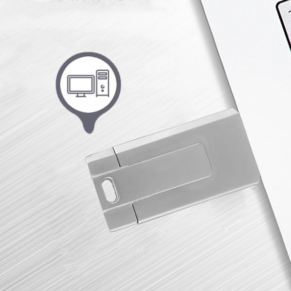 16G hopfogad legering U-skiva med hål USB 2.0 Flash-minne för TV-datorrouter