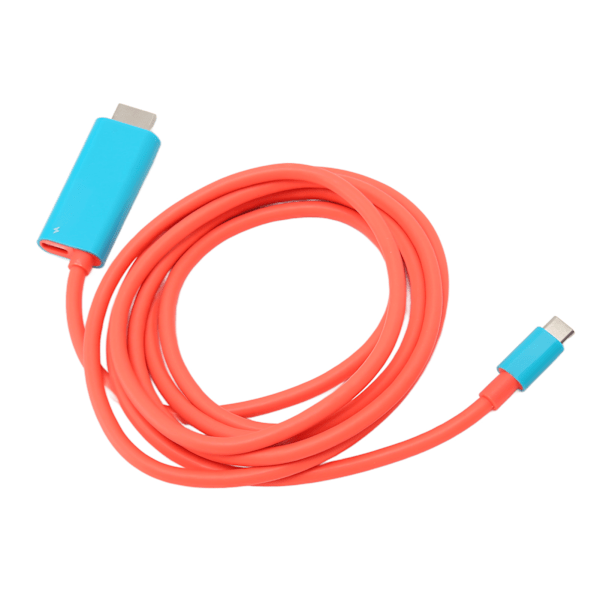 Type C-konverteringskabel til Switch 4K 30Hz USB3.1 Type C til HD Multimedia Interface-kabel til TV-dockingtilstand 2m