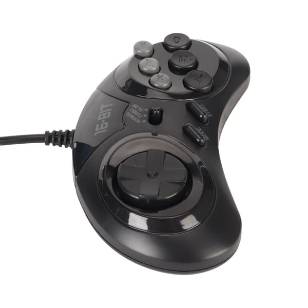 for Sega Controller 9 Pin 16Bit Mini Håndholdt Ergonomisk Klassisk Bærbar Gamepad Controller