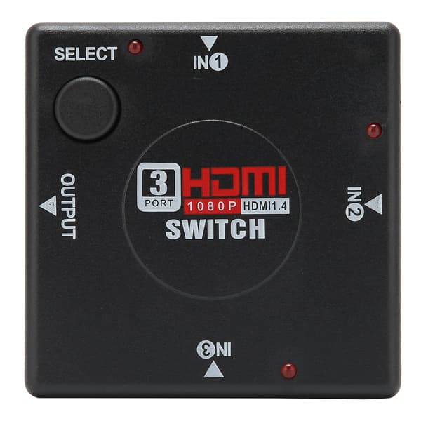 Switcher 3 in 1 Out High Definition Multimedia Interface Audio Converter Signal Splitter