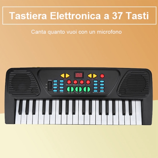 37 tangenter multifunktionell elektronisk keyboard musikalisk utbildning leksak för barn nybörjare