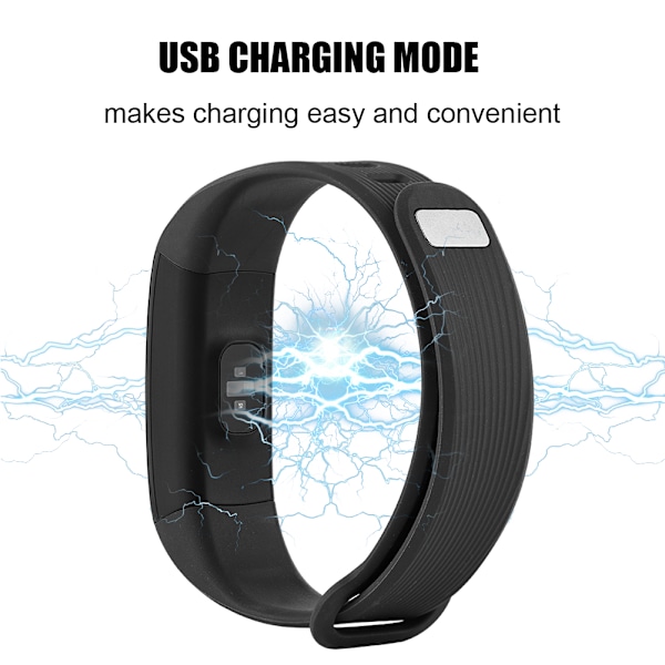R8 Färg Smart Armband Stor Skärm Bluetooth Sport Sömn Hela Dagen Övervakning Armband Svart