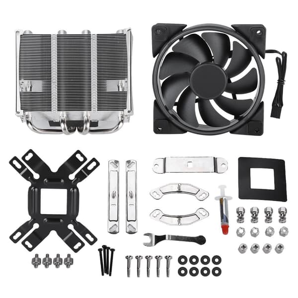 DC 12V Hydraumatic Datorfodral CPU-kylare PC Tyst Kylfläkt Radiator för AMD AM4