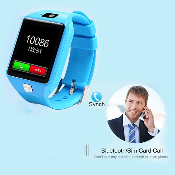 Barnas Anti-Lost Smartklokke Aktivitets Tracker Smart Armbåndsur (Blå)
