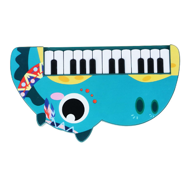 Barn Piano Tangentbord 22 Tangenter Cartoon Multifunktionell Småbarn Piano Leksak Tangentbord för Pojkar och Flickor