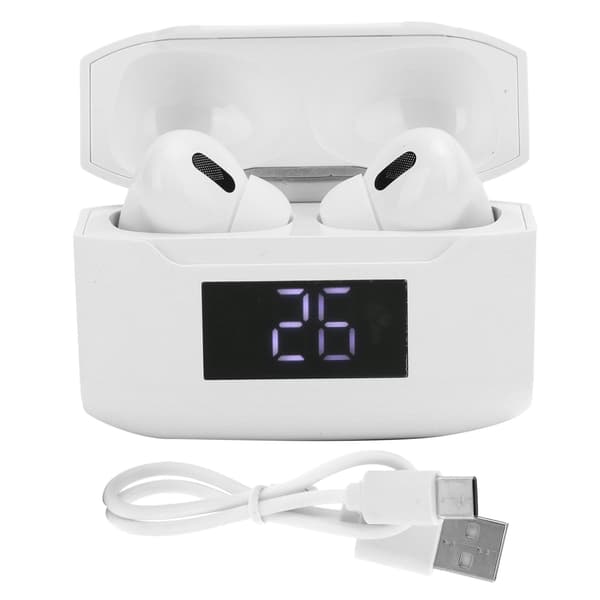 Digital Display True Wireless Bluetooth 5.1 Air3 Headset HIFI Stereo Vanntett Øretelefon Hvit