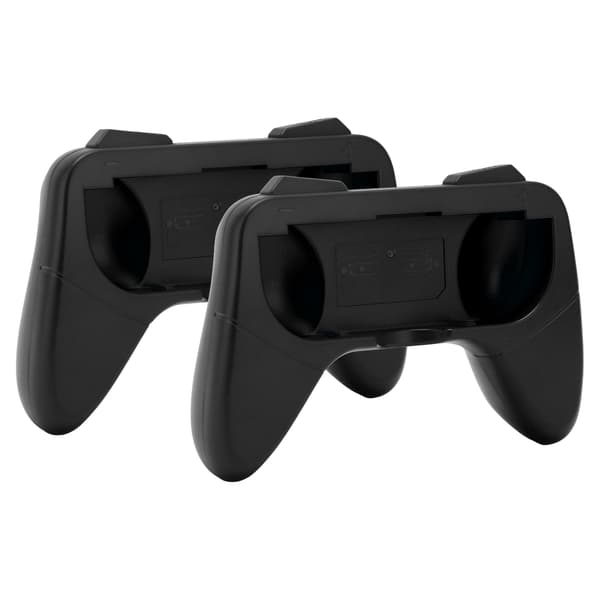 Håndgreb Slidstærkt Komfortgreb Kit med 2 Beskyttelsespuder til Switch OLED ControllerSort