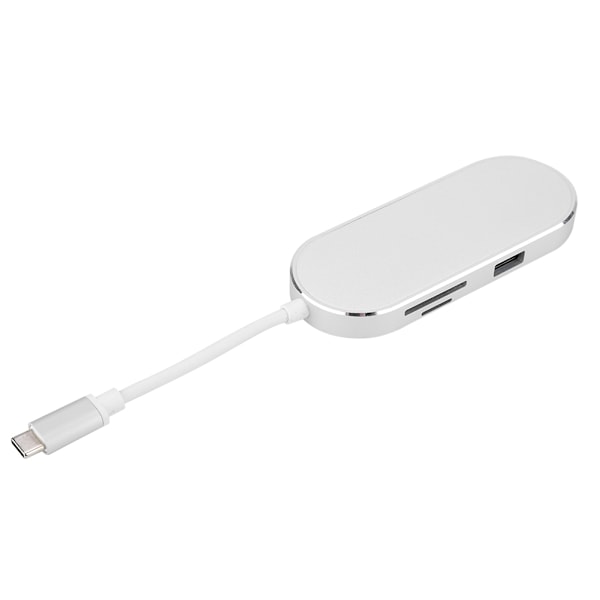 6-in-1 Type-C - HDMI+USB3.0*2+PD lataus+SD+TF Hub-sovitin