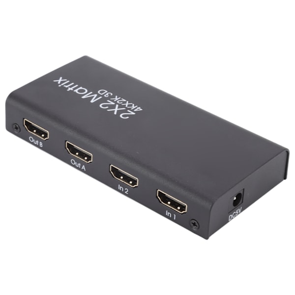 HD Multimedia Interface Switcher 2 in 2 Out 4K 30Hz Auto High Definition Multimedia Interface Selector Hub