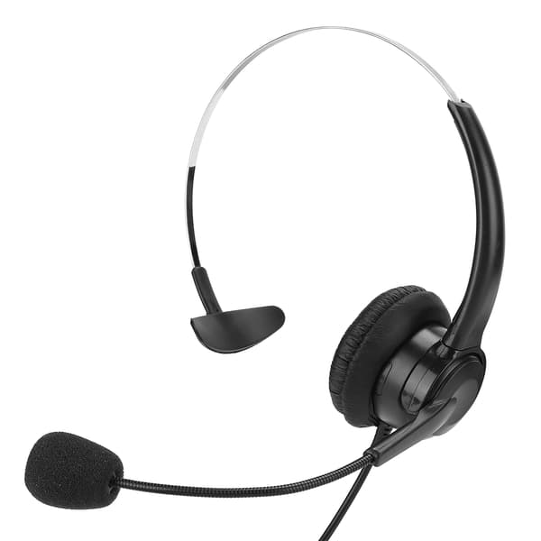 Headset Mono Ear USB-hovedtelefon Øretelefon Computer Notebook Øretelefon til Skype