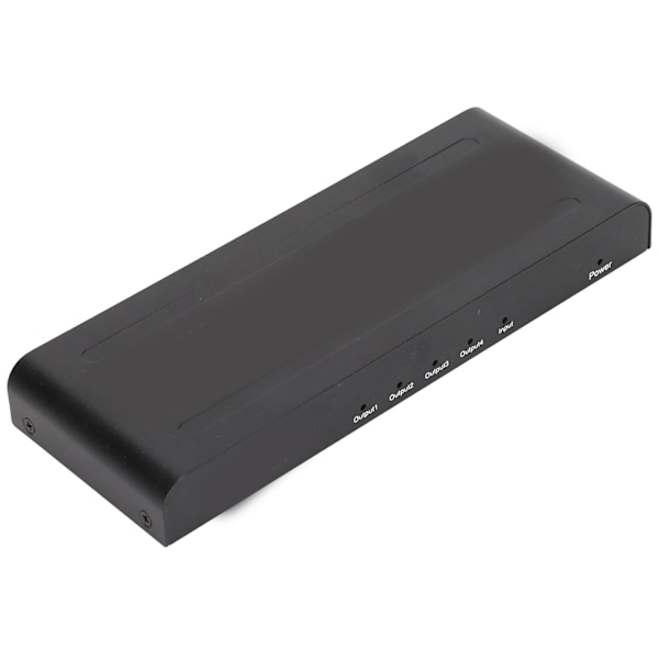1x4 HD Multimedia Interface Splitter 4K 60hz 4 Port HD Multimedia Interface Distribusjonsforsterker 100‑240VEU Plugg
