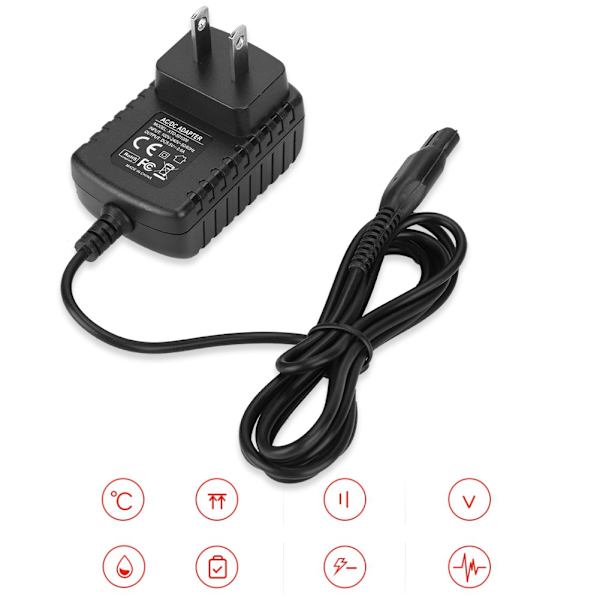 5,5V 600mA nätadapter för Karcher WV2 50 60 70 glasdammsugare laddare -