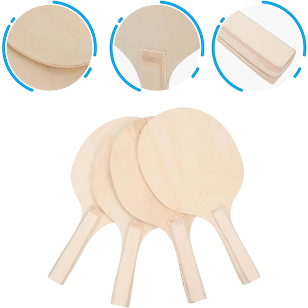 Barnleksaker Strandleksaker Strand Strand 2 set med strandträpaddelracketar, praktiska whiteboardbadmintonracketar Strandracketar (ljusbrun) Utomhus Utomhus Utomhusleksaker Strandleksaker