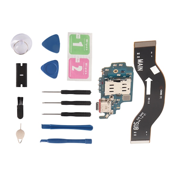 Ladeport Dock-kontakt erstatning USB C ladeport Flex-kabel for Galaxy S21 Ultra SM G998U D 0  versjon
