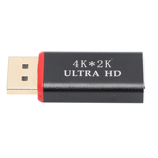 4K DP han til HD multimedia interface 1.4V hun adapter guldbelagt konverter sort