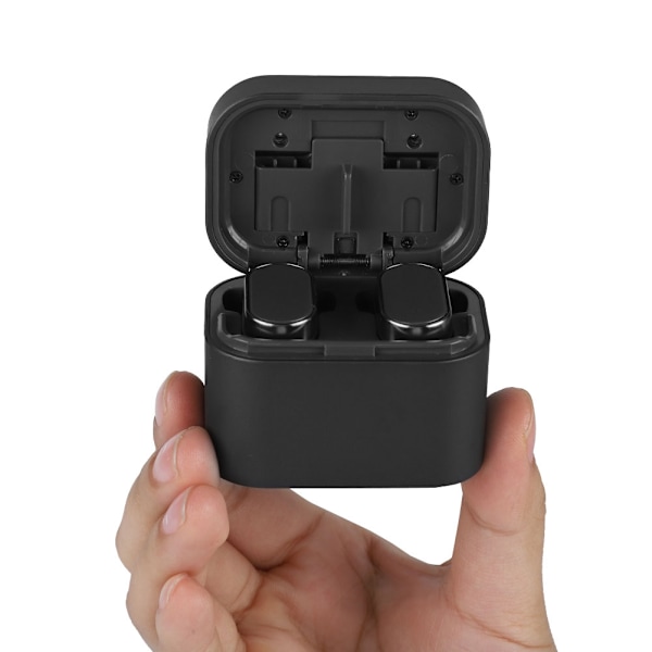Bluetooth V5.0 Hörlurar TWS Hörlurar Trådlösa Öronproppar med Laddningsfodral Stativ Förvaringslåda