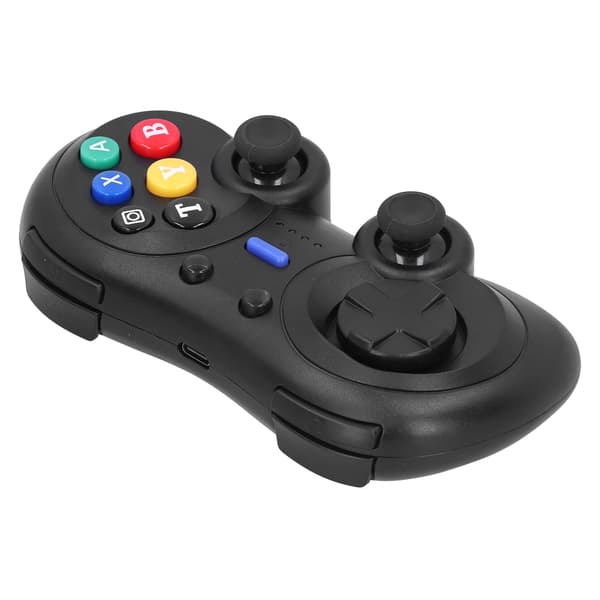 Trådløs Gamepad Game Controller Gaming Joystick Gyroskop til TURBO til Windows PCBlack
