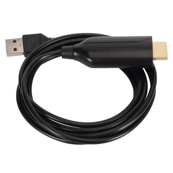 Videokortkabel HD 1080P 60fps HD Multimedia Interface till USB och typ C videoadapterkabel 4,9ft