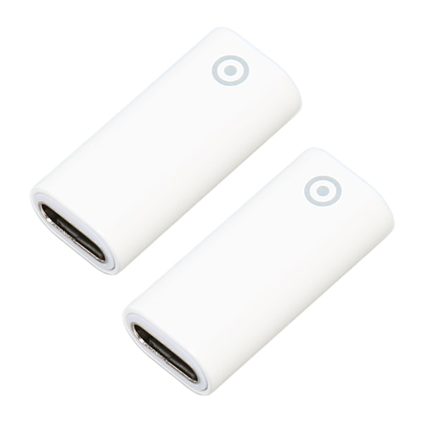 2 kpl lataussovitinta Pieni kompakti Stylus lataussovitin Vaihto IOS kynälle Type C - Lightning