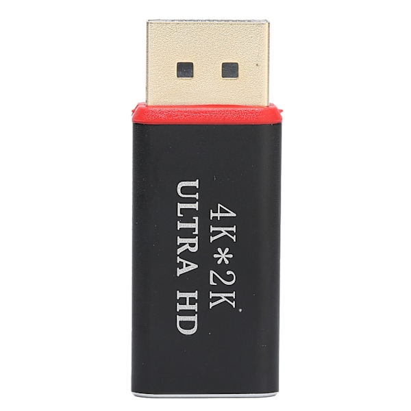 4K DP -uros HD Multimedia Interface 1.4V -naarasadapteri kullattu muunnin musta