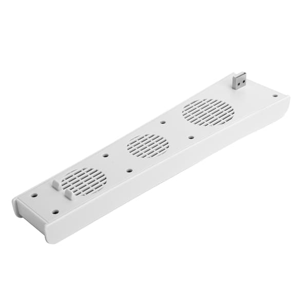 Køleventilator til PS5-spilkonsol, USB-køler med 3 ventilatorer til PS5 /CDROM-spilvært (hvid)
