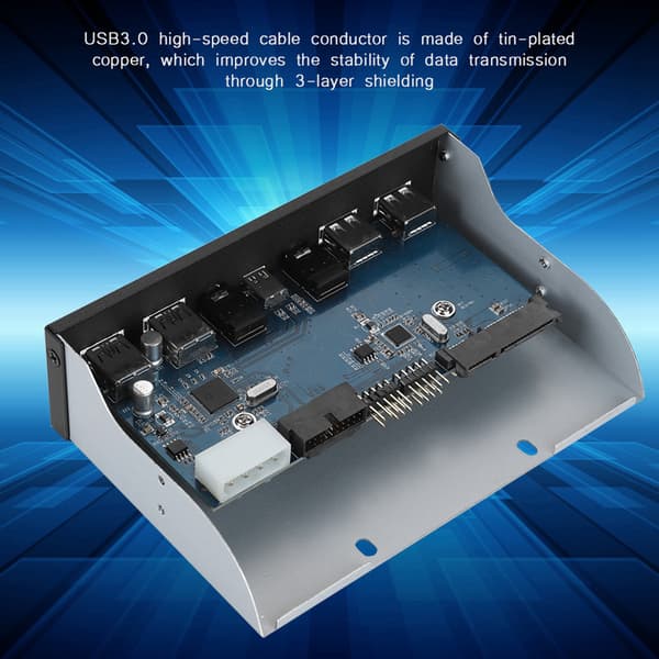 USB3.0 AUDIO Optisk Frontpanel 3,5 tum USB3.0 2.0 Typ c Mikrofonljud