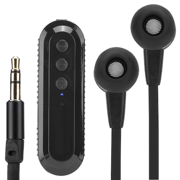 Bärbar Lavalier Clipon Bluetooth 4.1 Hörlurar Hörlurar Headset Utrustning Svart