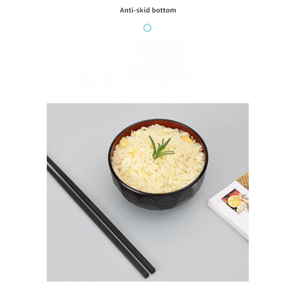 Japansk nudelsoppa skål set, stor kapacitet, för ramen, udon, soba, pho och soppa, mikrovågsugn och diskmaskin säker