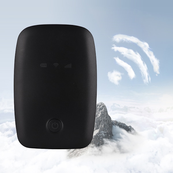 Mini bärbar M3 925D-3 4G LTE trådlös Wifi-box 150Mbps Wi-fi-router för TableT notebook Svart