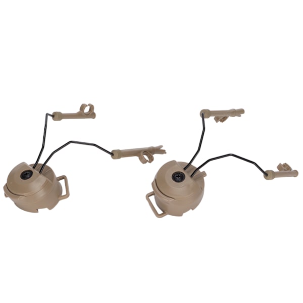 Hjälm Arc Rail Adapter Headset Hållare Upphängningshörlurar Fäste för Comtac I II för MSA för Sordin HeadsetBrun