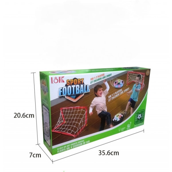 Svævefodboldsæt - Fodboldsportspil - Leveres med 2 mål med net - Premium materiale, sikkert for børn - Perfekt til indendørs - udendørs spil
