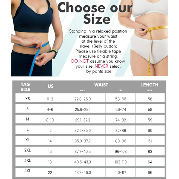 Taljetræner Korset til Kvinder Mavekontrol Sport Træning Body Shaper Sort XXL