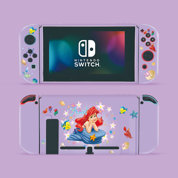 Beskyttende deksel for Switch, TPU Slim deksel kompatibel med Nintendo Switch-konsoll og Joy-Con