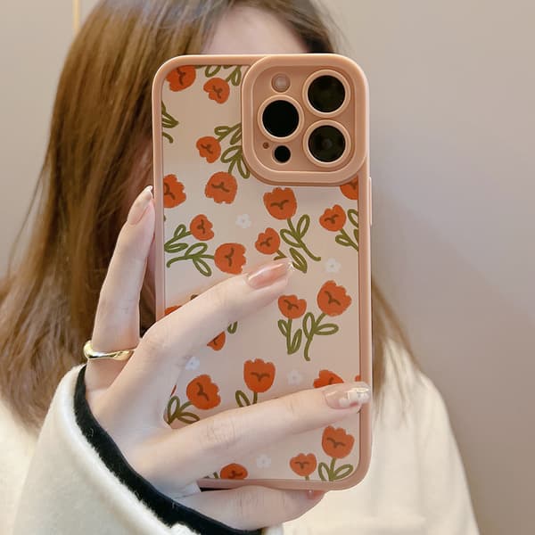 iPhone 11 telefoncover med blomstermønster