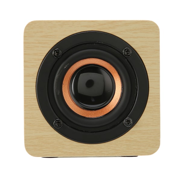 Bluetooth-kaiutin Monitoiminen Retro Langaton Bluetooth-kaiutin Kotiin Matkalle Ulkoilmaan Keltainen Puunsyy