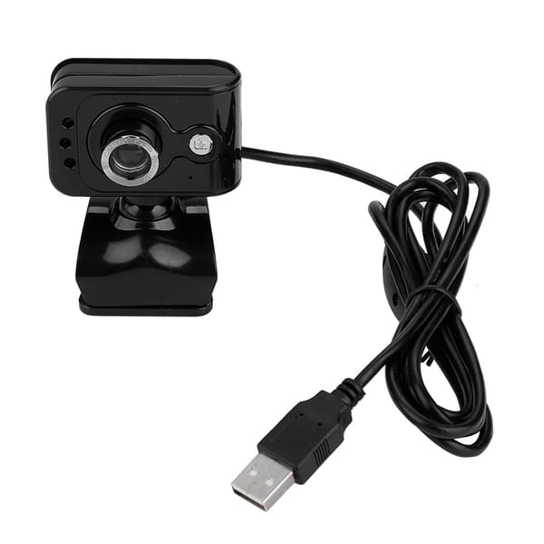 USB2.0 med MIC 12MP HD webkamera webkamera Cam LED-lys nattsyn for datamaskin PC bærbar PC for