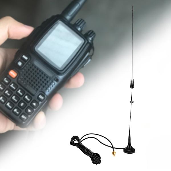 UT-106UV SMA-naaras kaksoiskaistainen VHf UHF -automagneettiantenni Baofeng UV 5R:lle