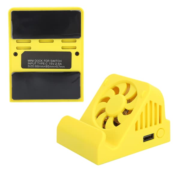 L391 Kylbas Bärbar Fläkthållare HD Multimedia Interface Videokonverter för Switch Lite